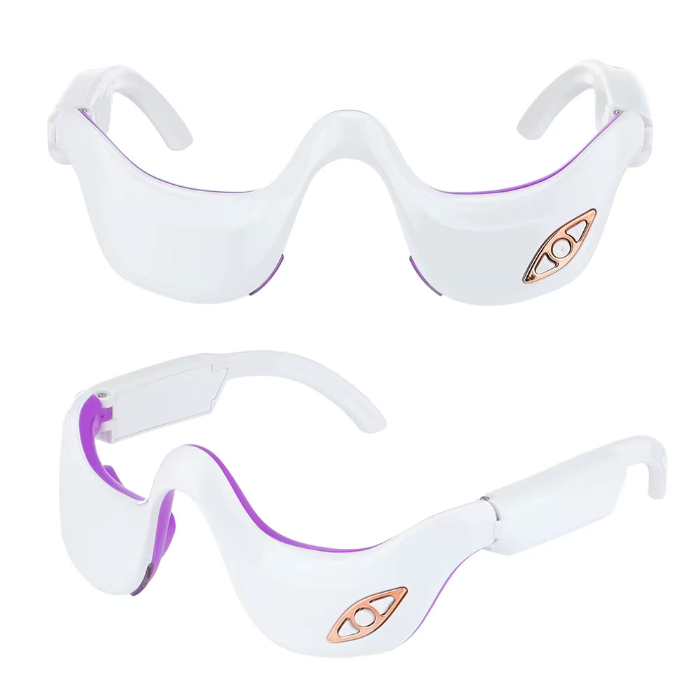 3-in-1 Electric Eye Massager with High-Frequency Vibration, Pulse Electrotherapy & Infrared Heat Compress
