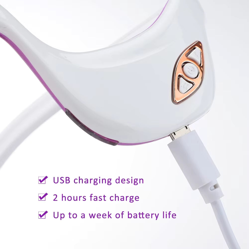 3-in-1 Electric Eye Massager with High-Frequency Vibration, Pulse Electrotherapy & Infrared Heat Compress